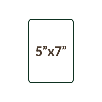 5x7 size