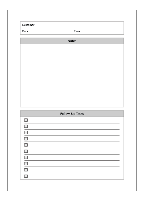 Meeting Notes template